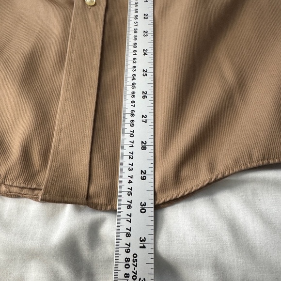 Joseph Abboud Men's Regular Fit Long Sleeve Button Up Shirt Caramel 15.5 - 32/33 - Picture 10 of 12